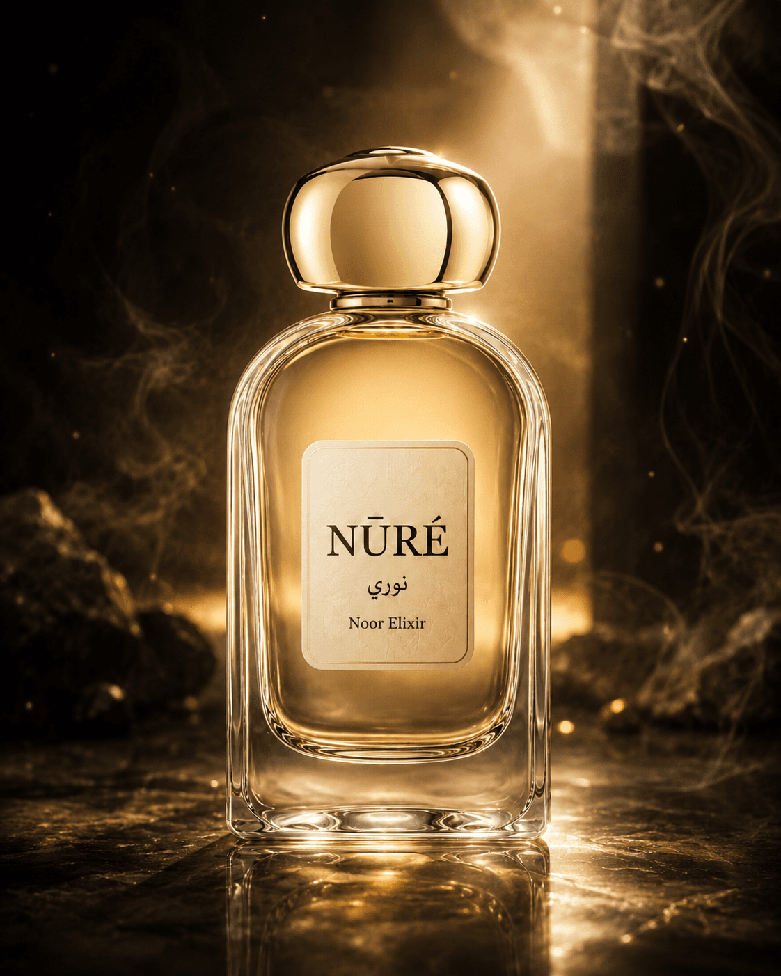 Noor Elixir perfume bottle