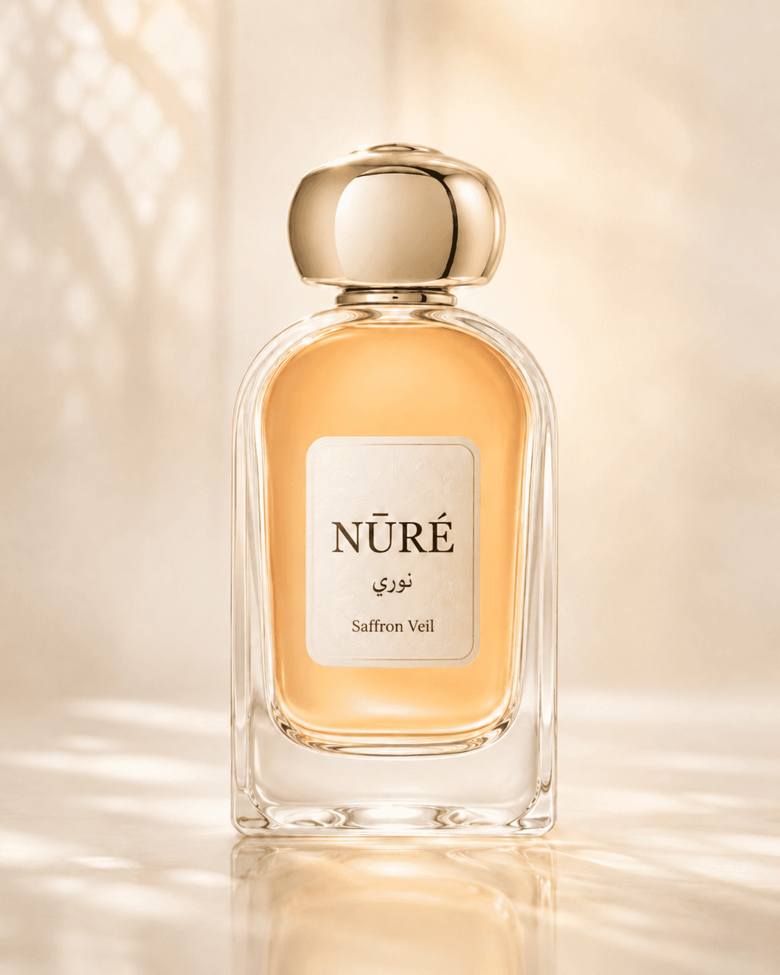 Saffron Veil perfume bottle
