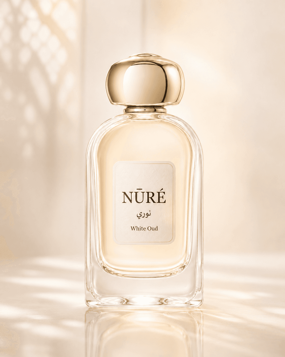 White Oud perfume bottle